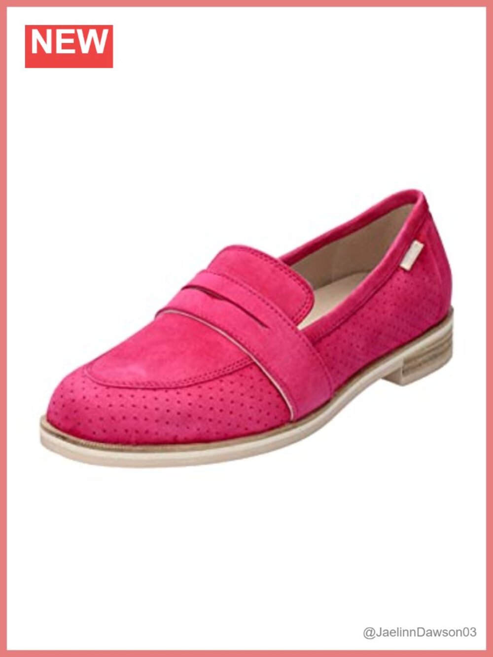 Women's Perforated Leather Loafer Breathable Pull-On Mephisto